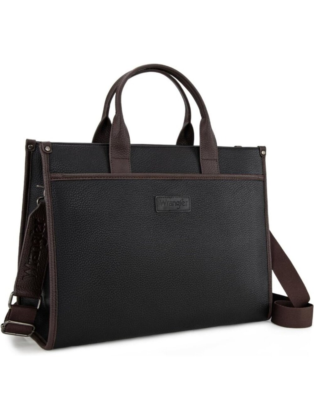 Vintage 15.6" Laptop Tote Bag for Women | Stylish Work Briefcase with Adjustable